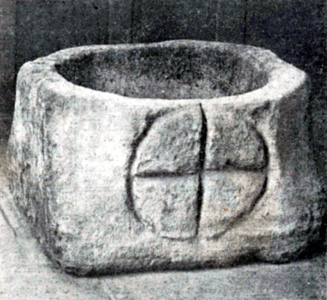 A font presented to Saint Mary's in 1937